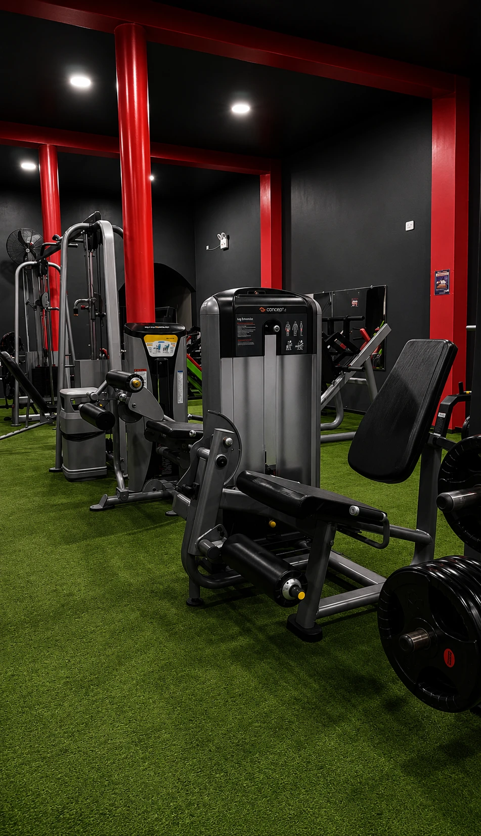 Zona de mancuernas Athletic Sechura