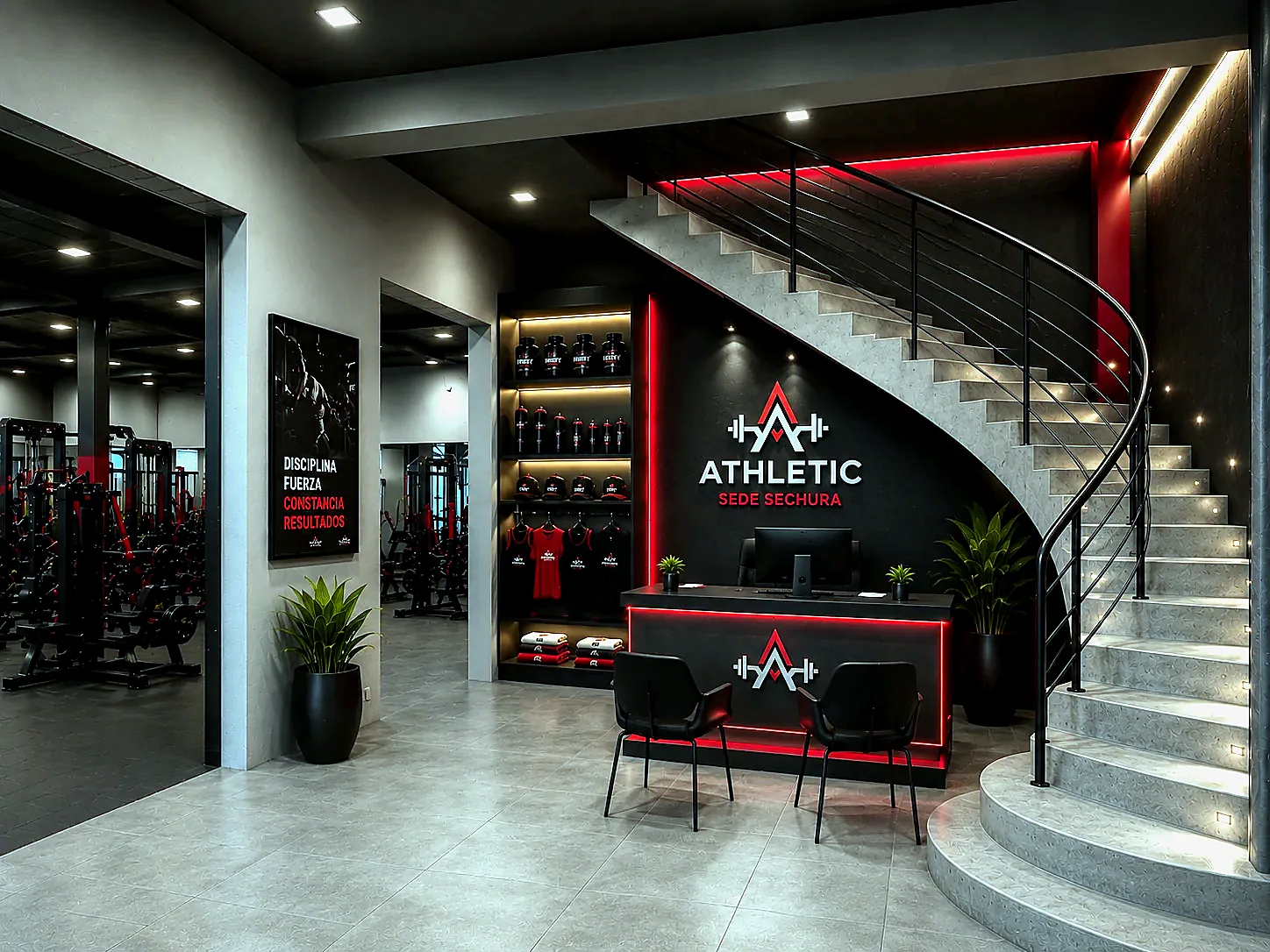 Recepción y tienda Athletic Sechura